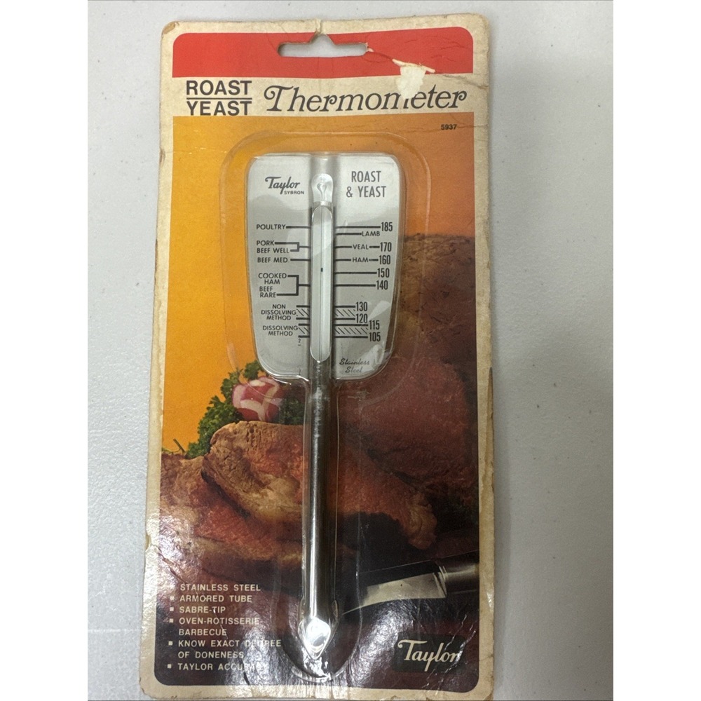 Vintage Taylor Meat Thermometer‎ Made USA 5937 NEW! Movie TV Prop